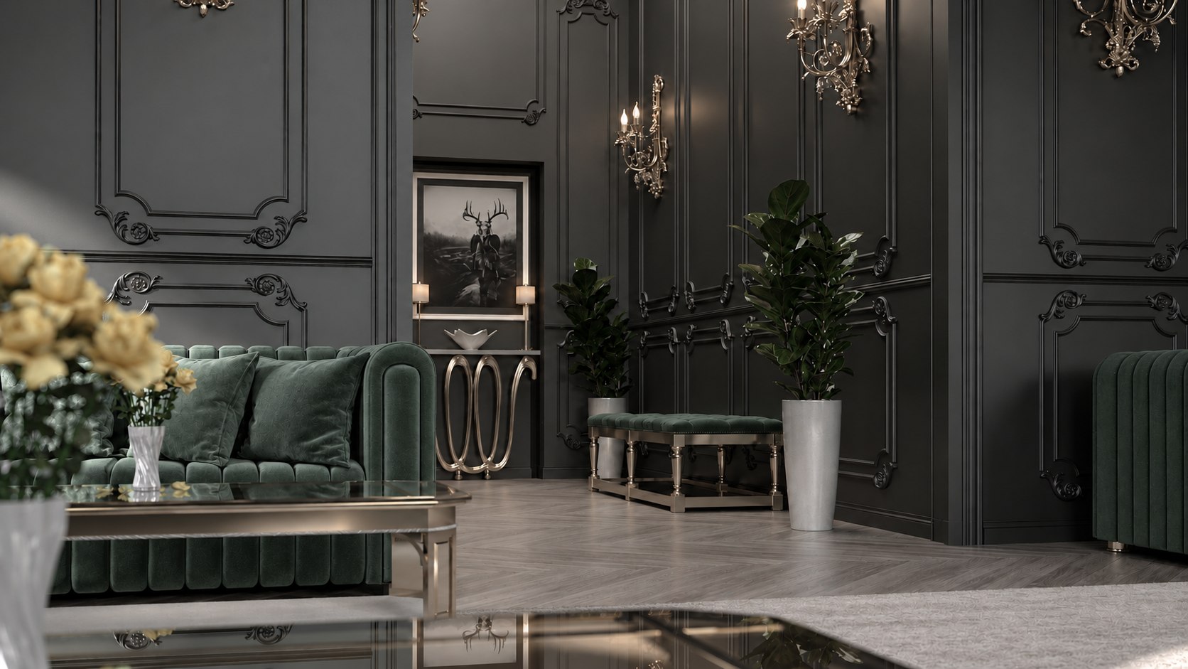 Classic Elegance Interior — project view 1