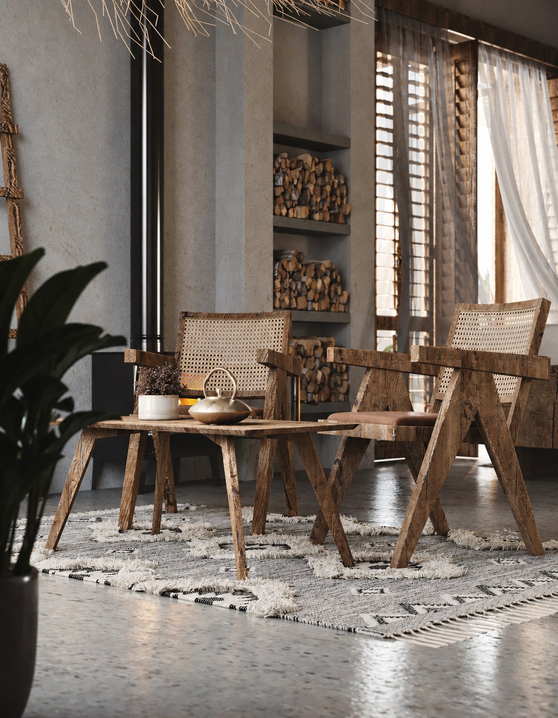 Rustic Natural Retreat — project view 1