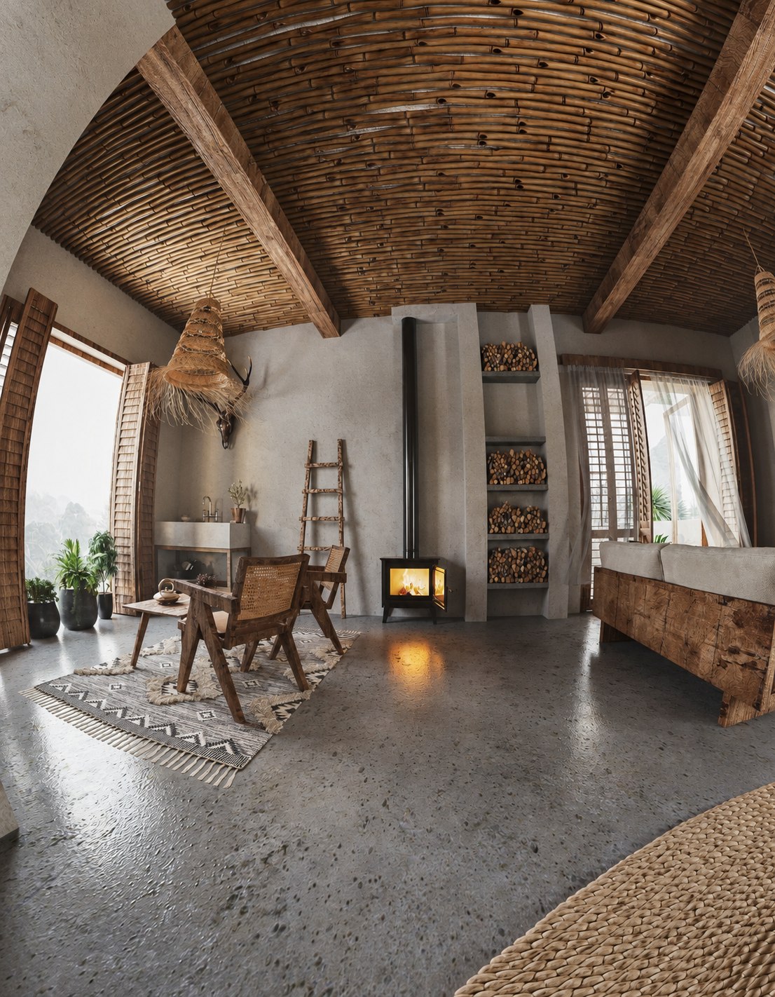 Rustic Natural Retreat — project view 4