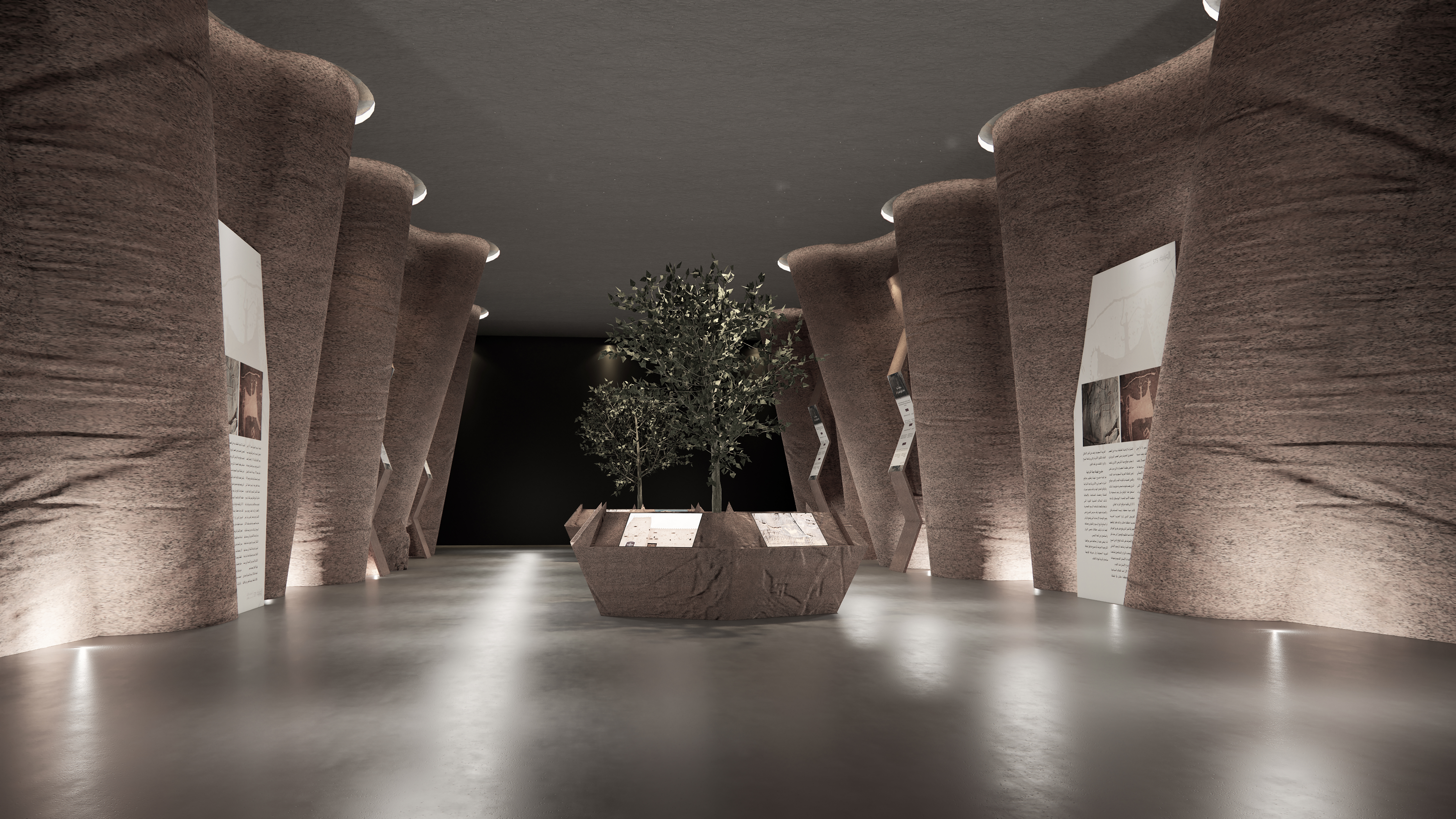 Immersive exhibition environment designed for an event